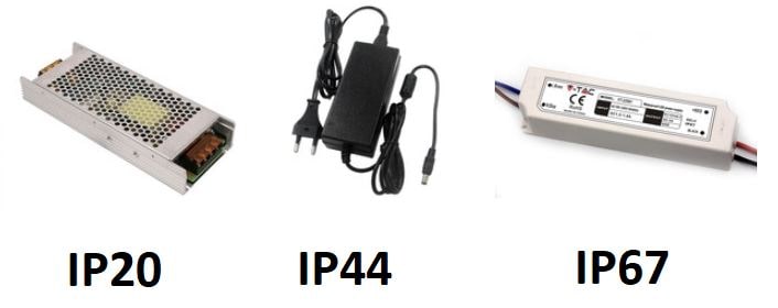 Трансформатор за лед лента IP20, IP44, IP67