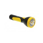 LED фенер с вградена презареждаема батерия черно жълто 5000430 VITO