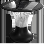 LED Соларна Наземна Лампа 15W Диамант Черна CCT SKU 23005 V-TAC