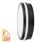 LED плафон за таван със сензор 18W Сменяем спектър IP54 Черен КОД LPSB18CCT Ultralux