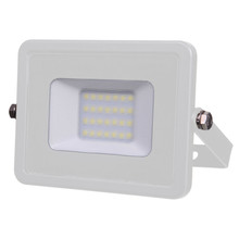 LED Прожектор 20W 6400К SAMSUNG ЧИП Бяло Тяло SKU 444 V-TAC