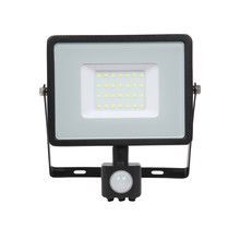 30W LED Sensor Floodlight SAMSUNG CHIP Cut-OFF Function Black Body 4000K