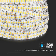 SKU 333 LED Лента SAMSUNG ЧИП 2835 240/1 24V IP20 6000K CRI95+ с марка V-TAC