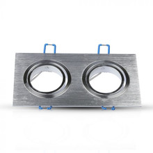 SKU 3608 2*GU10 Корпус Луна Квадрат Алуминий с марка V-TAC