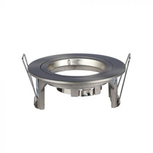 GU10 Fitting Round Satin Nickel  