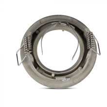 GU10 Fitting Round Satin Nickel  