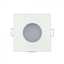 SKU 3615 GU10 Корпус Луна Квадрат Мат Бяла с марка V-TAC