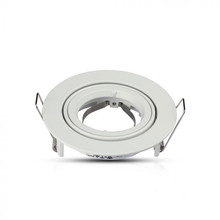 SKU 3645 GU10 Корпус Луна Кръг Бяла с марка V-TAC