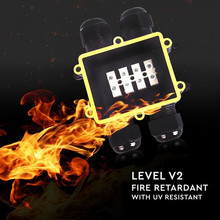 SKU 5982 Влагозащитена Кутия Черна 4х8-12мм IP68 с марка V-TAC