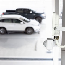 LED Прожектор със сензор 20W 4000К SAMSUNG ЧИП Бяло Тяло SKU 449 V-TAC