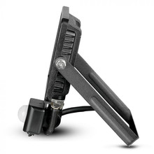 LED Прожектор със сензор 20W 6400К SAMSUNG ЧИП Черно Тяло SKU 453 V-TAC