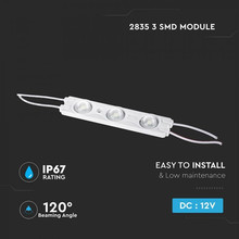 SKU 5127 LED Модул 1.5W 3LED SMD2835 Син IP67 с марка V-TAC