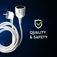 SKU 8778 Удължител 3G 1.5 - 2 Х 3М 10/16А с марка V-TAC