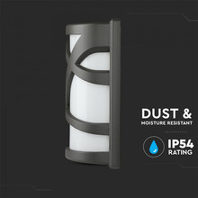 Wall Lamp E27 Dark Grey