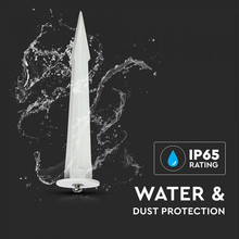 SKU 7534 Колче За Земя Бяло 35Х150 До 10W Прожектор с марка V-TAC