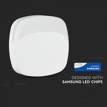 SKU 826 LED Нощна Лампа За Контакт Квадрат 65x65x53.4mm 3000K с марка V-TAC
