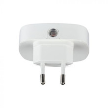 SKU 826 LED Нощна Лампа За Контакт Квадрат 65x65x53.4mm 3000K с марка V-TAC