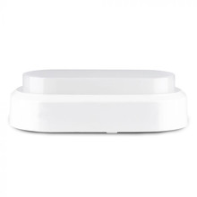 Плафон за таван 8W 3000К IP54 Овална Бяло Тяло SKU 1311 V-TAC