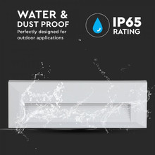 SKU 1327 3W LED Осветление За Стъпала Бяло Тяло 3000К с марка V-TAC
