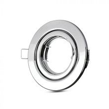 GU10 Housing Round Movable Chrome                                         