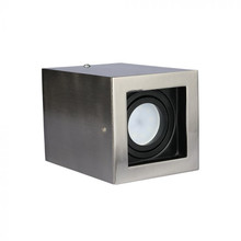 SKU 3632 GU10 Корпус Луна Външен Монтаж Квадрат Сатен Никел с марка V-TAC