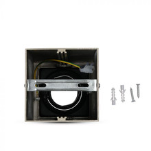 SKU 3632 GU10 Корпус Луна Външен Монтаж Квадрат Сатен Никел с марка V-TAC