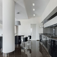 GU10 Fitting Square Gypsum With Aluminium Ring White 