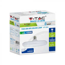 LED Крушка Е27 24W SAMSUNG ЧИП UFO F200 6400K SKU 218 V-TAC