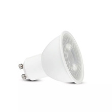 LED Крушка GU10 5W 3000К Пластик Бяла 12бр/сет SKU 10812 V-TAC