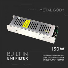 LED Power Supply - 150W Dimmable for led strip 12V 12.5A IP20