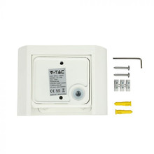 SKU 7091 6W Аплик Бяло Тяло Кръг IP65 4000K с марка V-TAC