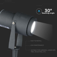 SKU 7552 12W Градинска Лампа Тип Колче Сиво Тяло Зелено с марка V-TAC