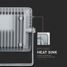 LED Прожектор 20W 6400К SAMSUNG ЧИП Сиво Тяло SKU 447 V-TAC