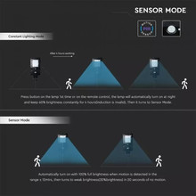 SKU 5503 40W Улична Лампа Соларна Черно Тяло 4000К 120LM/W с марка V-TAC