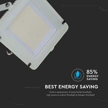 LED Прожектор 200W 6400К 120LM/W SAMSUNG ЧИП Бяло Тяло SKU 788 V-TAC