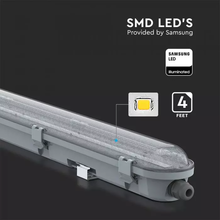 SKU 20204 LED Влагозащитено Тяло M-Серия 1200мм 36W 6400K Прозрачно 120LM/W с марка V-TAC