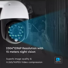 SKU 8989 IP WIFI Куполна Камера P09-18 IP65 Въртяща с марка V-TAC