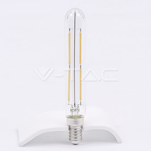 LED Bulb - 4W E14 T20 Filament Clear Glass 3000K