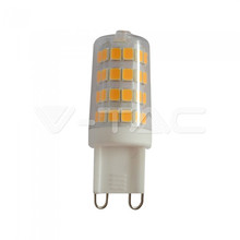 LED Крушка G9 3W 6400К Пластик 6бр./Сет SKU 2747 V-TAC