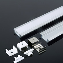 Led Strip Mounting Kit With Diffuser Aluminum 2000* 24.7*7MM Milky