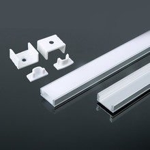 Led Strip Mounting Kit With Diffuser Aluminum 2000* 17.4*7MM Milky