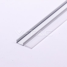 Led Strip Mounting Kit With Diffuser Aluminum 2000* 23.5*10MM White Housing