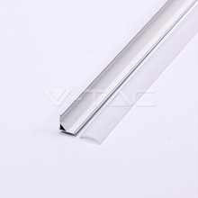 Led Strip Mounting Kit With Diffuser Aluminum 2000* 15.8*15.8MM White Housing