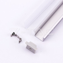 Led Strip Mounting Kit With Diffuser Aluminum 2000*30*20MM Milky