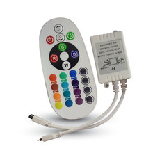 Infrared  Controller with Remote Control 24 Buttons Round