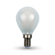 LED Bulb - 4W Filament Cross E14 P45 Frost Cover 6400K 