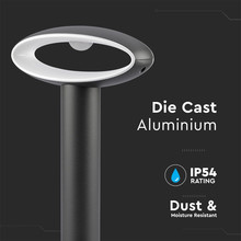 SKU 5154 9W Наземна Градинска Лампа Тъмно Сиво 3000К IP54 с марка V-TAC