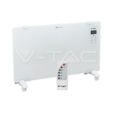 2000W Конвектор с дистанционно и колелца бял цвят SKU 8663 V-TAC