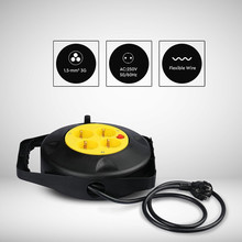 SKU 8781 4 Гнезда Кабелна Макара 3 Х 1.5 - 2 Х 10М с марка V-TAC