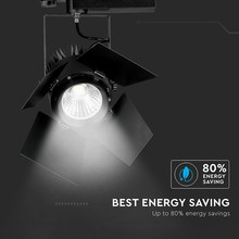 SKU 372 33W LED Прожектор Релсов Монтаж SAMSUNG CHIP Черен 4000K с марка V-TAC